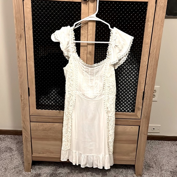 Vintage Dresses | Vintage Babydoll White Dress | Color: White | Size: S | Liscavak's Closet